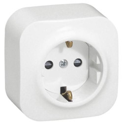 Розетка 2К+З Legrand Forix біла