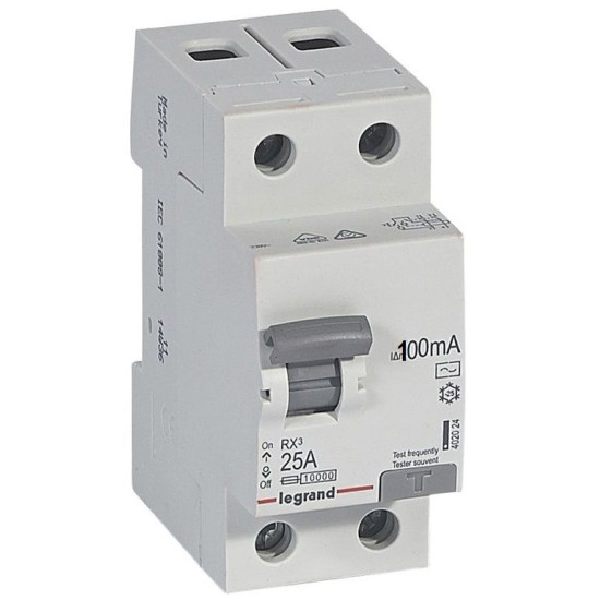 ПЗВ Legrand (402028) RX3 1Р+N 25А 100mA AC