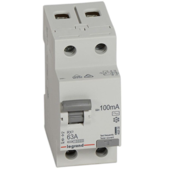 ПЗВ Legrand (402030) RX3 1Р+N 63А 100mA AC