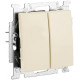 Двокнопковий вимикач ABB Basic 55 2006/5 UC-92-507 (слонова кістка)