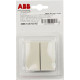Двокнопковий вимикач ABB Basic 55 2006/5 UC-92-507 (слонова кістка)
