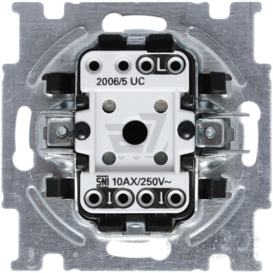 Двокнопковий вимикач ABB Basic 55 2006/5 UC-94-507 (альпійський білий)