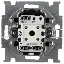 Вимикач перехресний ABB Basic 55 2006/7 UC-92-507 (слонова кістка)