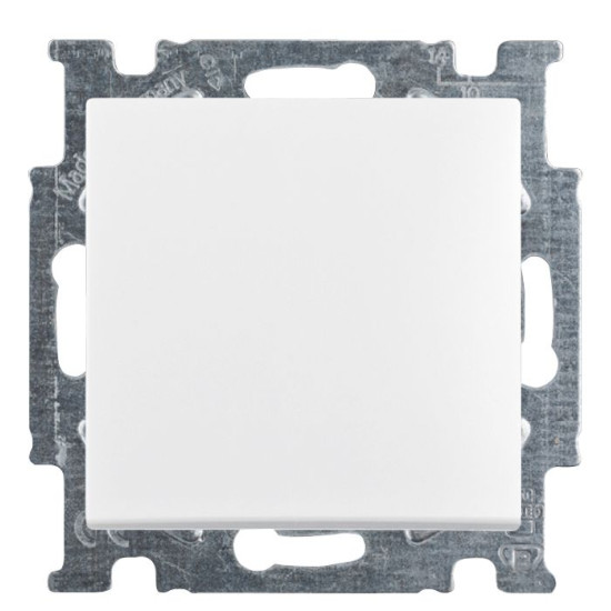 Вимикач перехресний ABB Basic 55 2006/7 UC-94-507 (альпійський білий)