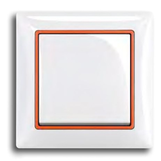 Вимикач перехресний ABB Basic 55 2006/7 UC-94-507 (альпійський білий)
