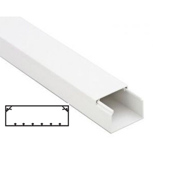 Короб із напрямними In-Liner, 200x80, довжина 2м, колір білий, DKC