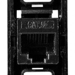 RJ45 розетка ABB Sky 2018.5 cat.5е із супортом