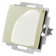 Розетка ABB Basic 55 20 EUK-92-507 із заземленням та кришкою (слонова кістка)