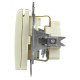 Розетка ABB Basic 55 20 EUK-92-507 із заземленням та кришкою (слонова кістка)