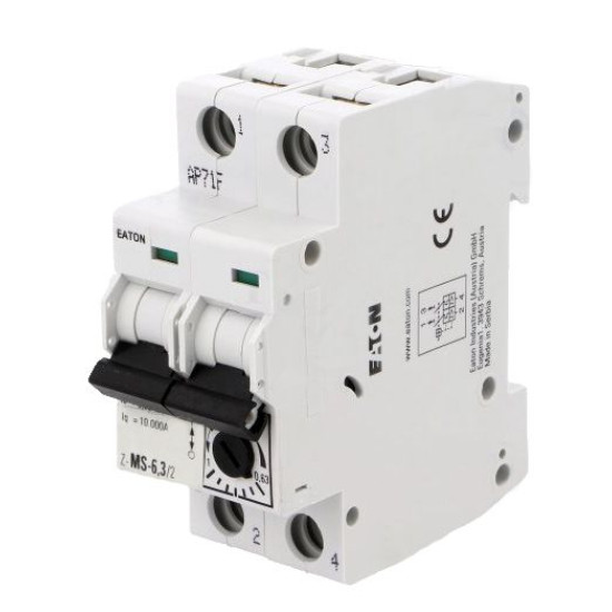 Автомат захисту двигуна Eaton Moeller Z-MS-6,3/2