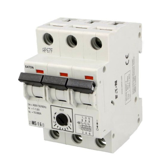 Автомат захисту двигуна Eaton Moeller Z-MS-16/3
