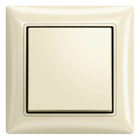 Одномісна рамка ABB Basic 55 2511-92-507 (слонова кістка)