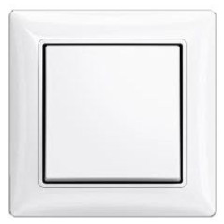 Одномісна рамка ABB Basic 55 2511-94-507 (альпійський білий)