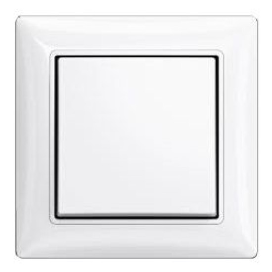 Одномісна рамка ABB Basic 55 2511-94-507 (альпійський білий)