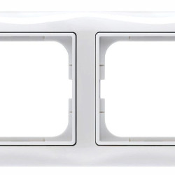 Чотиримісна рамка ABB Basic 55 2514-94-507 (альпійський білий)