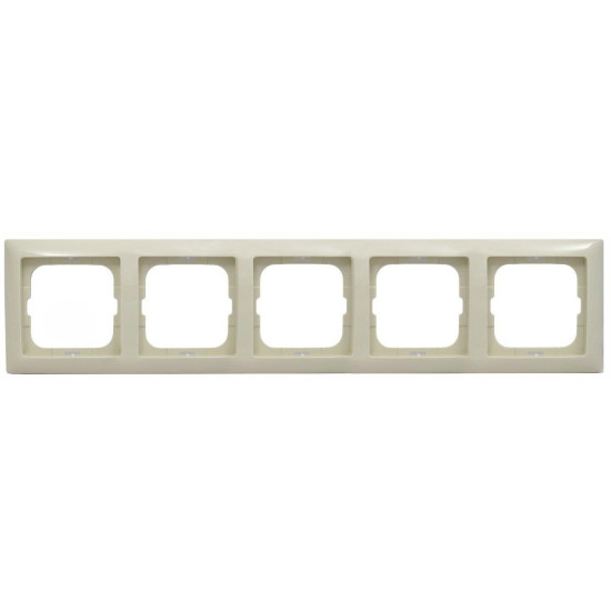 П'ятимісна рамка ABB Basic 55 2515-92-507 (слонова кістка)