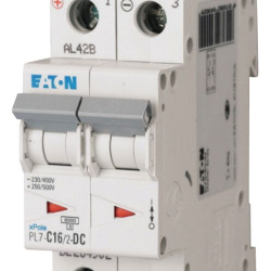 Автоматичний вимикач Eaton PL7-C16/2-DC 500В DC 16А C