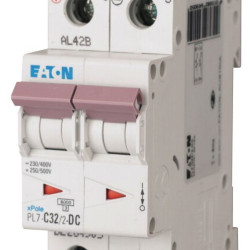 Автоматичний вимикач Eaton PL7-C32/2-DC 500В DC 32А C