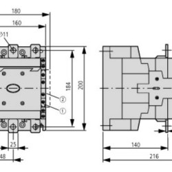 Контактор Eaton Moeller DILM400-S/22 (220-240V50/60HZ)