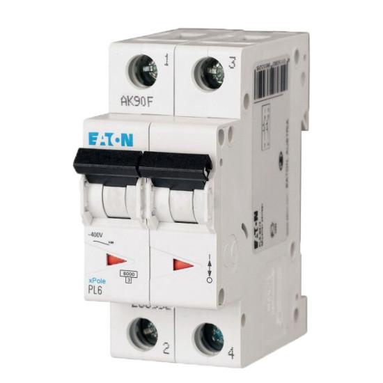 Автомат електроживлення Eaton PL6-C16/2