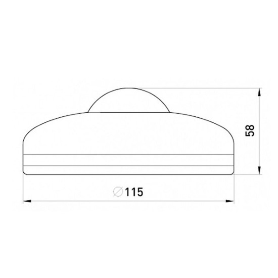 Датчик руху E.Next e.sensor.pir.07.white