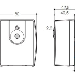 Сутінкове реле Hager EE702 (230В/16А)