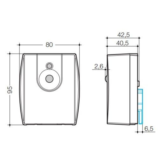 Сутінкове реле Hager EE702 (230В/16А)