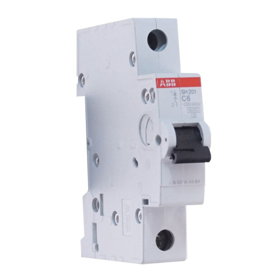 Електроавтомат ABB SH201-C6 тип C 6А