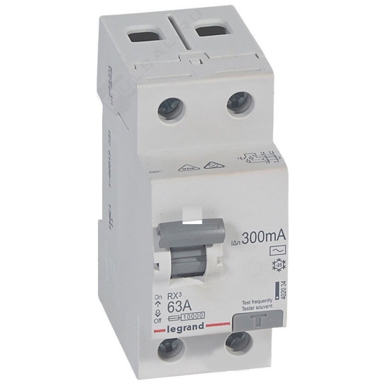 ПЗВ Legrand (402034) RX3 1Р+N 63А 300mA AC