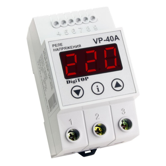 Реле напруги V-protector Vp-40A DigiTOP