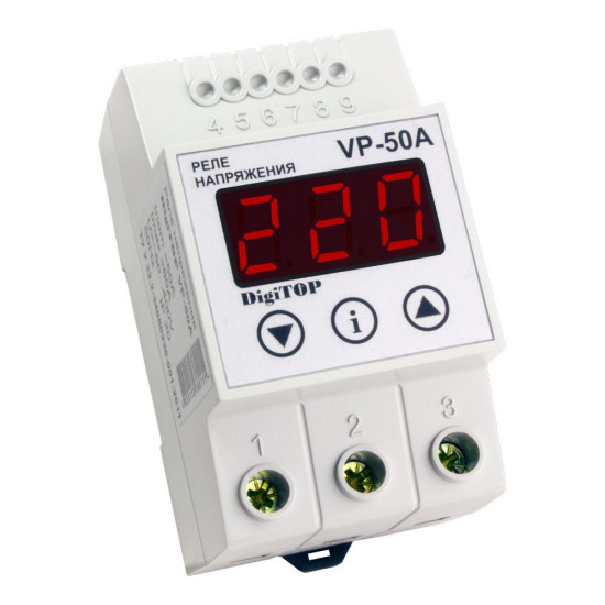 Реле напруги V-protector Vp-50A DigiTOP