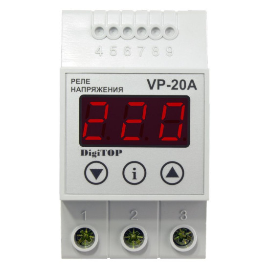 Реле напруги V-protector Vp-20A DigiTOP