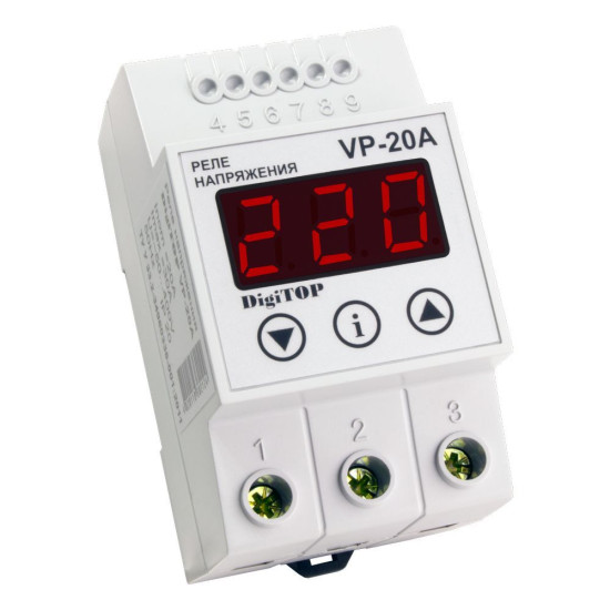 Реле напруги V-protector Vp-20A DigiTOP