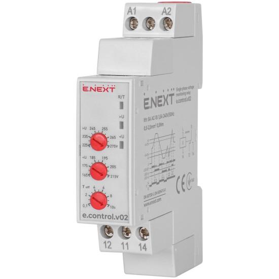 Реле напруги E.Next e.control.v02