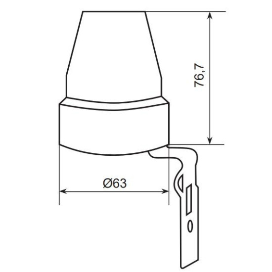 Сутінкове реле Аско-Укрем ДР-302, 10А