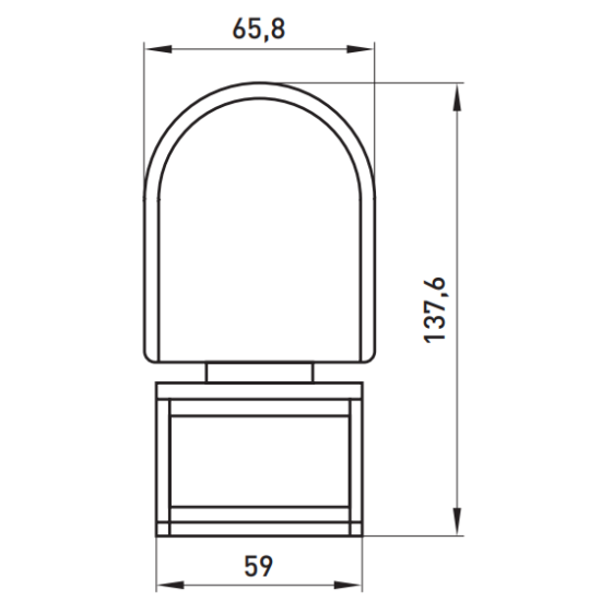 Датчик руху E.Next e.sensor.pir.10F.black