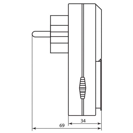Таймер Feron TM50 3500W/16A 230V