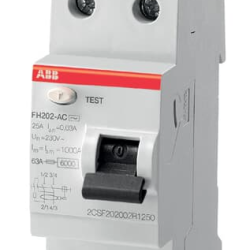 ПЗВ ABB FH202 AC-40/0,03, 40 А, 30 мА, AC