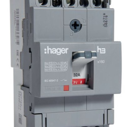 Електро-автомат Hager x160, In=32А, 3п, 18kA