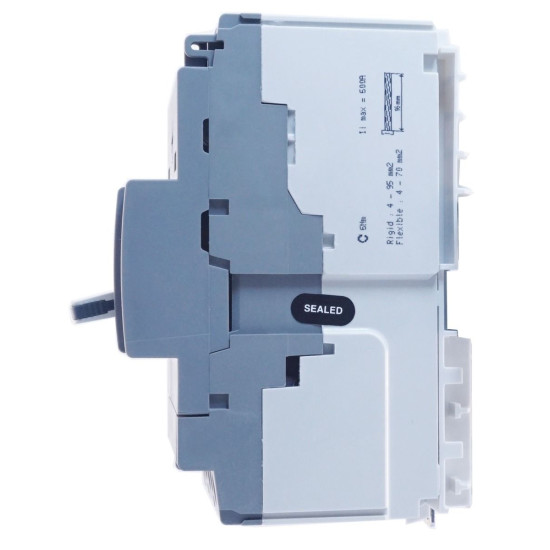 Автомат Hager x160, In=100А, 3п, 18kA