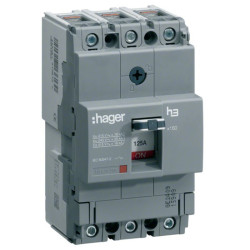 Ел.автомат Hager x160, In=160А, 3п, 40kA