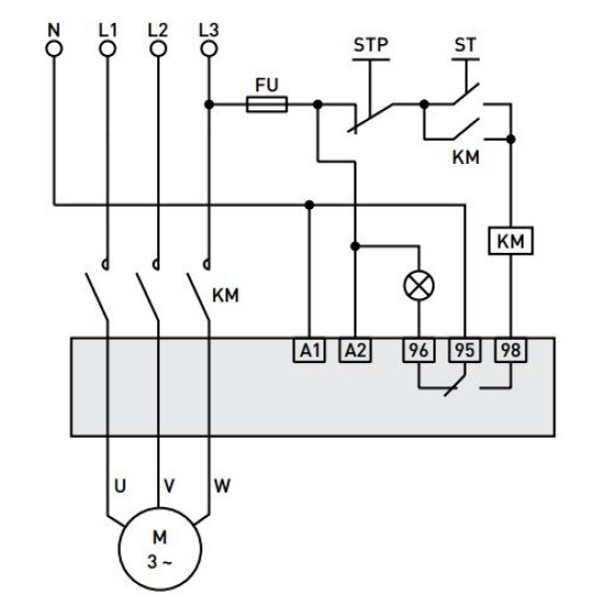 Реле захисту двигуна e.control.m02