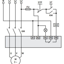 Реле захисту двигуна e.control.m03