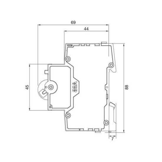 Автоматичний вимикач ABB BASIC M 1Р 6А 4,5kA
