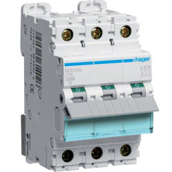 Автоматичний вимикач NCN316 (3р, С, 16А) Hager
