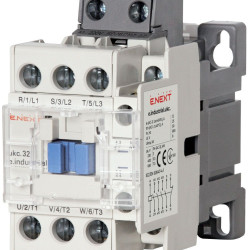 Контактор e.industrial.ukc.32.220, 32А, 220В, 3P, no+nc E-Next