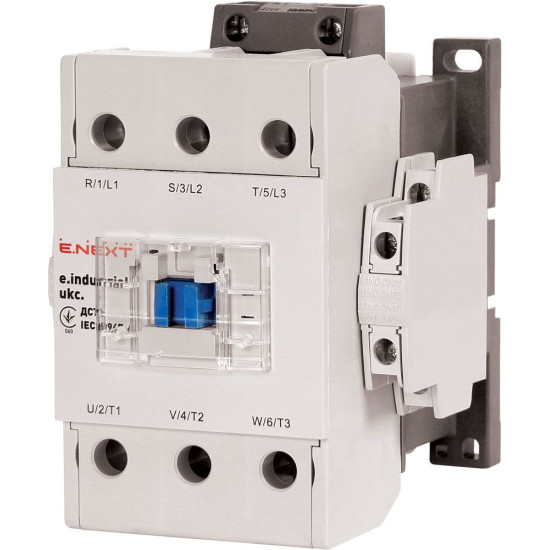 Контактор e.industrial.ukc.40.220, 40А, 220В, no+nc E-Next