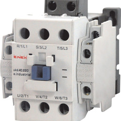 Контактор e.industrial.ukd.40.220, 40А, 220В DC, no+nc E-Next