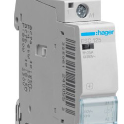 Контактор Hager 25A ESC125 (1НВ, 230В) 1м