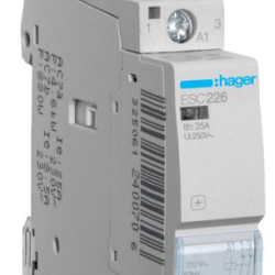 Контактор 25A ESC226 (2НЗ, 230В) 1м Hager